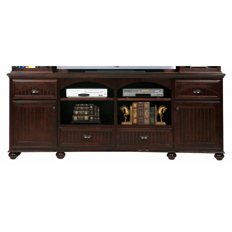 August Grove® South Perth Solid Wood TV Stand for TVs up to 88